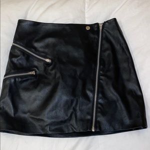 Kendall & Kylie Leather Skirt